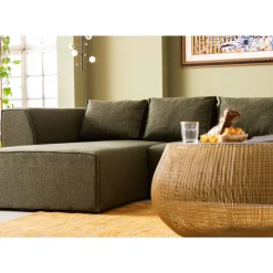 KARE Design Ecksofa Infinity Dolce Grun Links- Sofas & Couches
