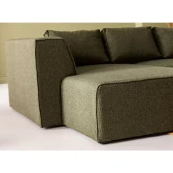 KARE Design Ecksofa Infinity Dolce Grun Links- Sofas & Couches