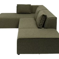 KARE Design Ecksofa Infinity Dolce Grun Links- Sofas & Couches