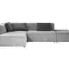 KARE Design Ecksofa Infinity Ottomane Grau Links- Sofas & Couches