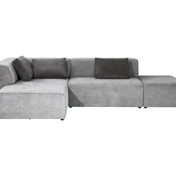 KARE Design Ecksofa Infinity Ottomane Grau Links- Sofas & Couches