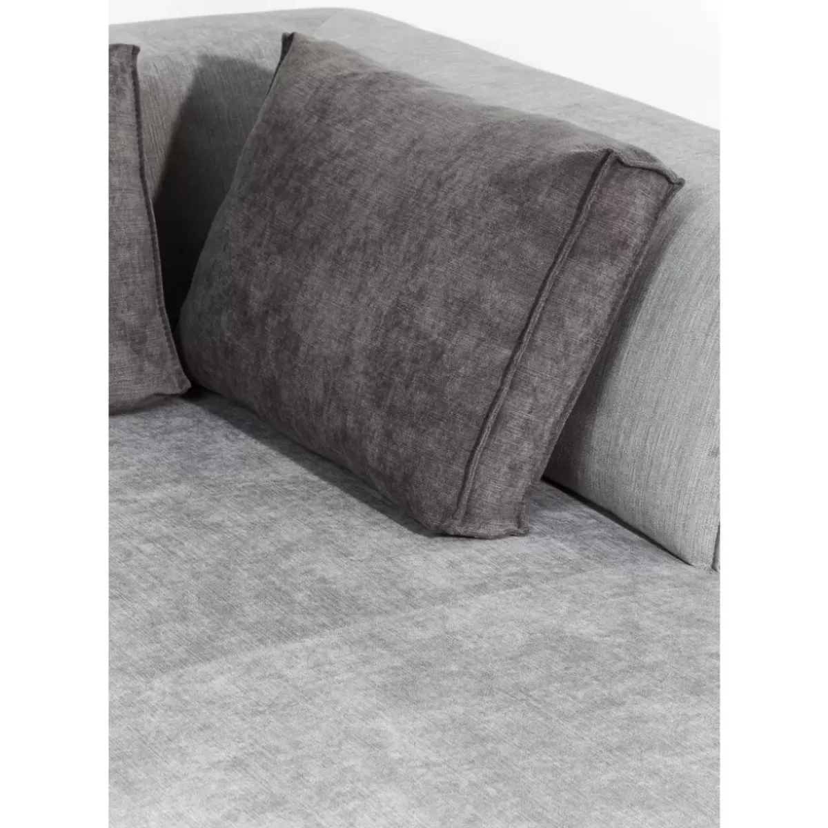 KARE Design Ecksofa Infinity Ottomane Grau Links- Sofas & Couches
