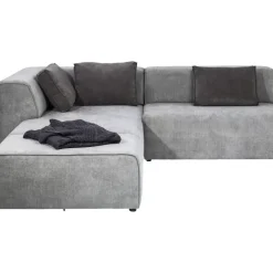 KARE Design Ecksofa Infinity Ottomane Grau Links- Sofas & Couches