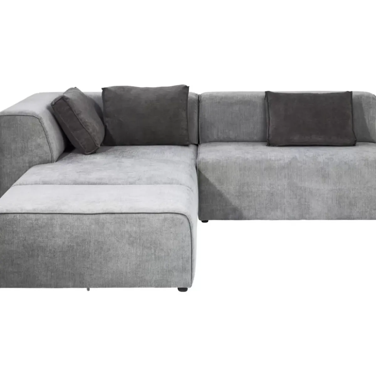 KARE Design Ecksofa Infinity Ottomane Grau Links- Sofas & Couches