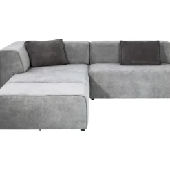 KARE Design Ecksofa Infinity Ottomane Grau Links- Sofas & Couches