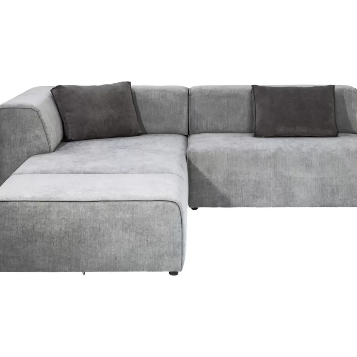 KARE Design Ecksofa Infinity Ottomane Grau Links- Sofas & Couches
