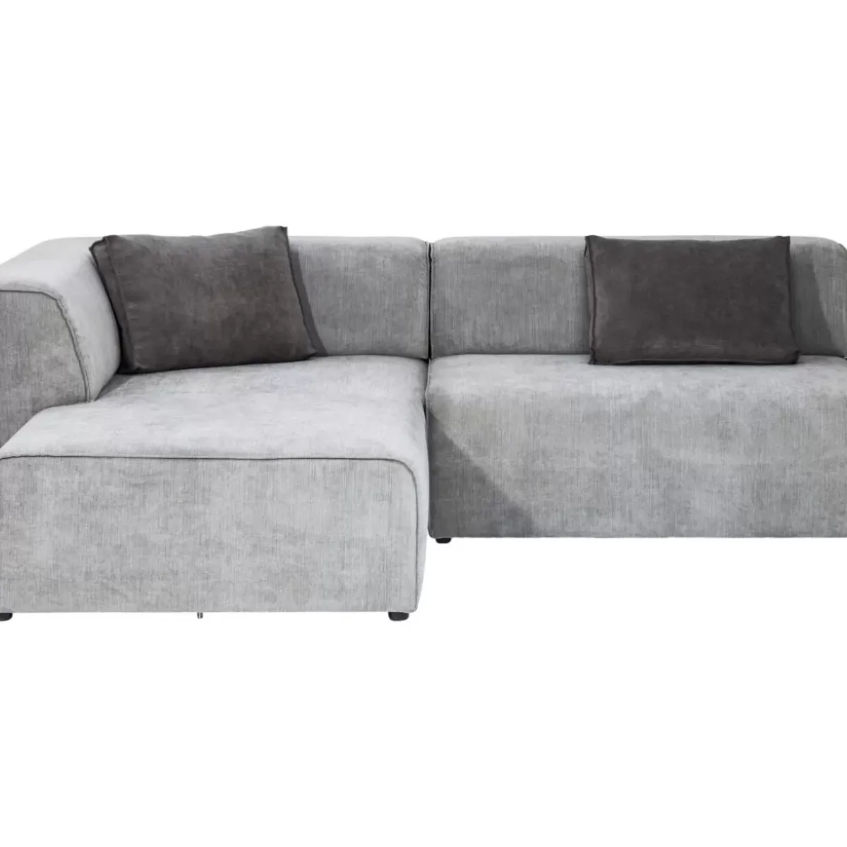 KARE Design Ecksofa Infinity Ottomane Grau Links- Sofas & Couches