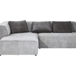 KARE Design Ecksofa Infinity Ottomane Grau Links- Sofas & Couches