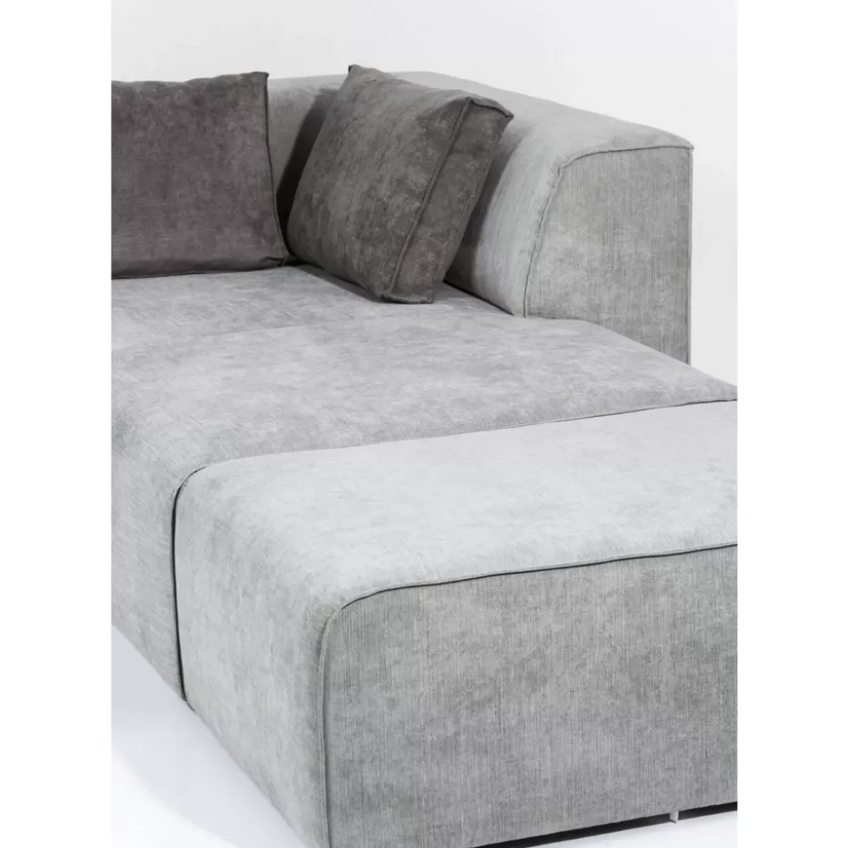 KARE Design Ecksofa Infinity Ottomane Grau Links- Sofas & Couches