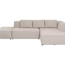 KARE Design Ecksofa Infinity Ottomane Creme Rechts- Sofas & Couches
