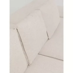 KARE Design Ecksofa Infinity Ottomane Creme Links- Sofas & Couches