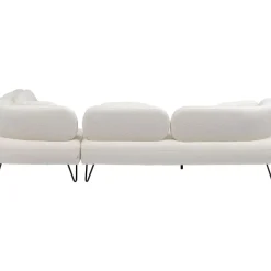 KARE Design Ecksofa Peppo Weis- Sofas & Couches