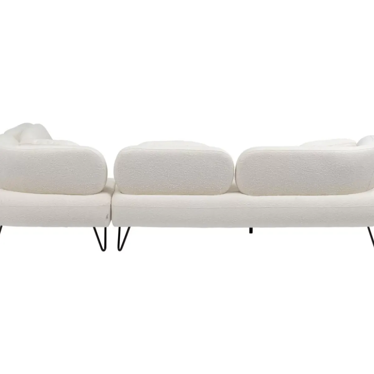 KARE Design Ecksofa Peppo Weis- Sofas & Couches