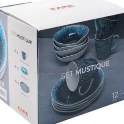 KARE Design Fruhstucksset Mustique (12/Tlg.)- Geschirr & Tischaccessoires