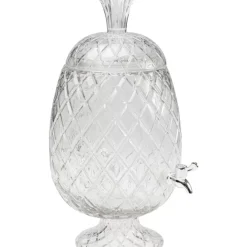 KARE Design Getrankespender Pineapple Klar (2/Tlg.)- Geschirr & Tischaccessoires