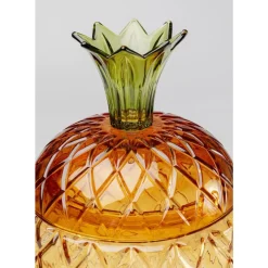 KARE Design Getrankespender Pineapple Amber (2/Tlg.)- Geschirr & Tischaccessoires