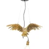 KARE Design Hangeleuchte Animal Owl Gold- Hängeleuchten