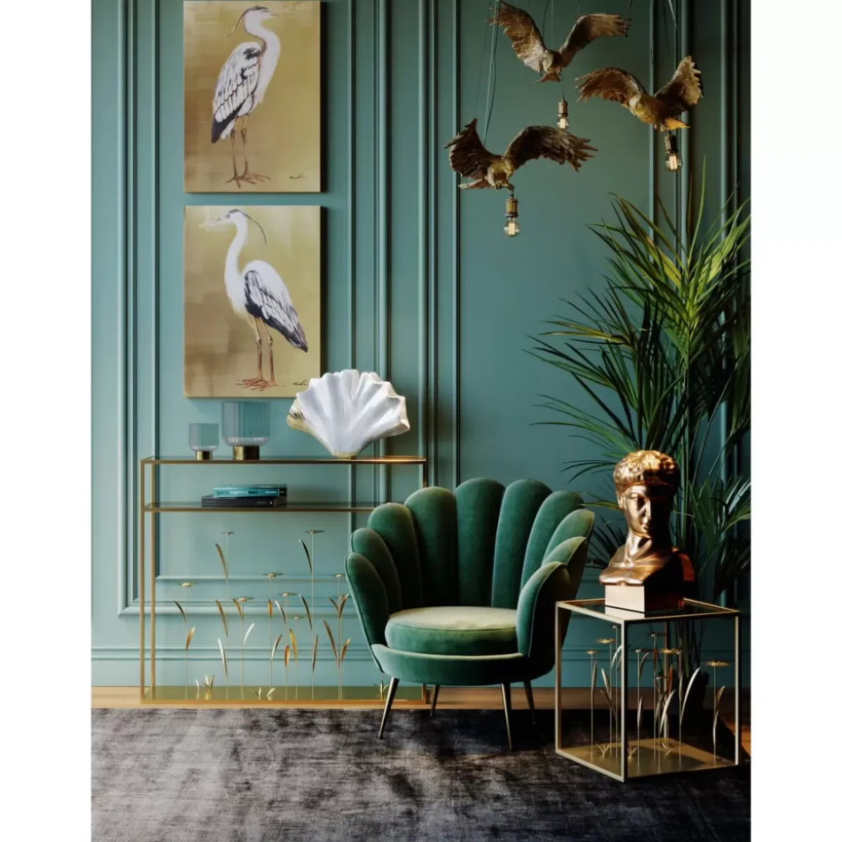 KARE Design Hangeleuchte Animal Parrot- Hängeleuchten