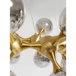 KARE Design Hangeleuchte Atomic Balls Brass O74Cm- Hängeleuchten