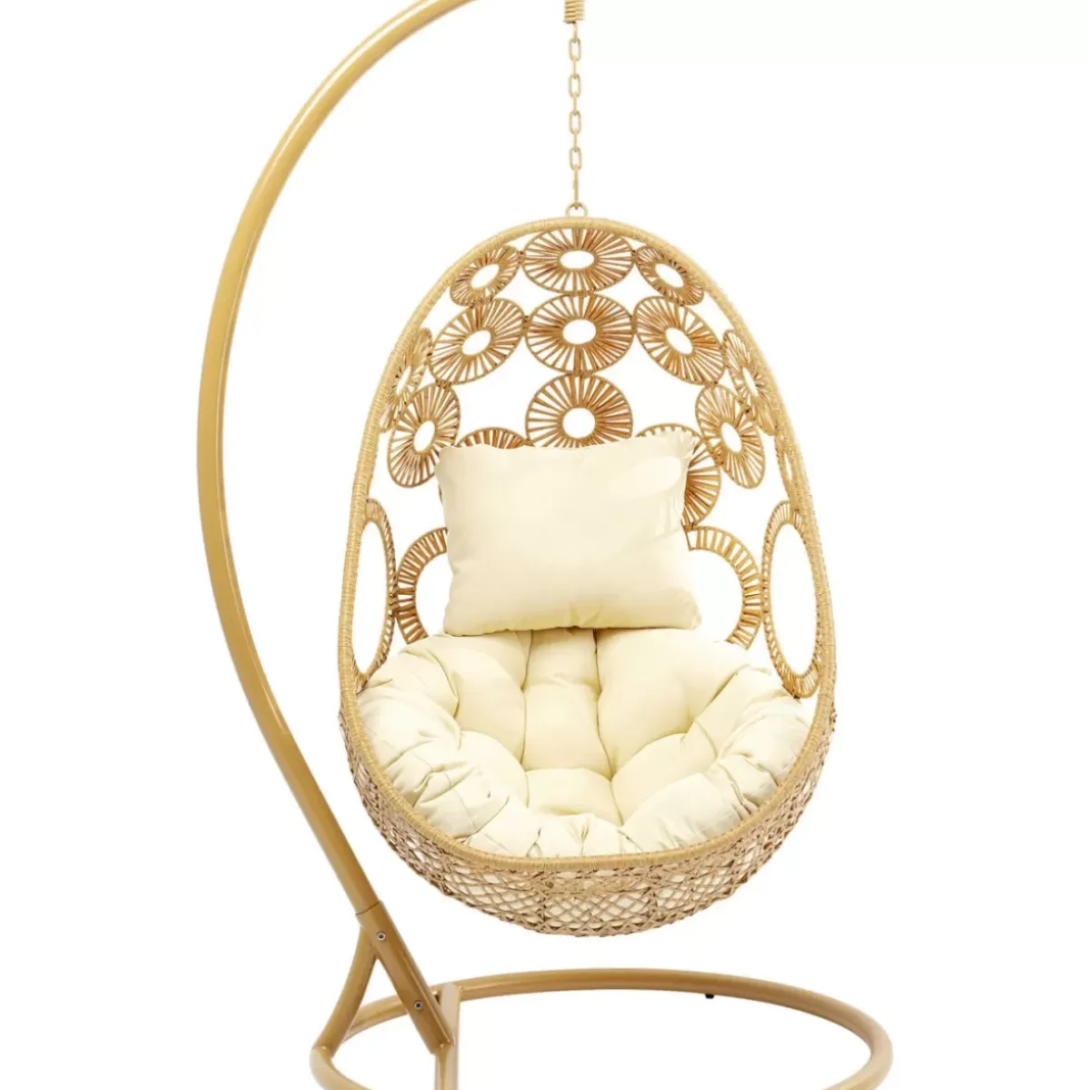 KARE Design Hangesessel Ibiza Nature- Outdoormöbel