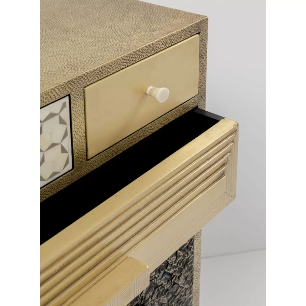 KARE Design Hochkommode Chalet Gold 13 Schube- Kommoden & Sideboards