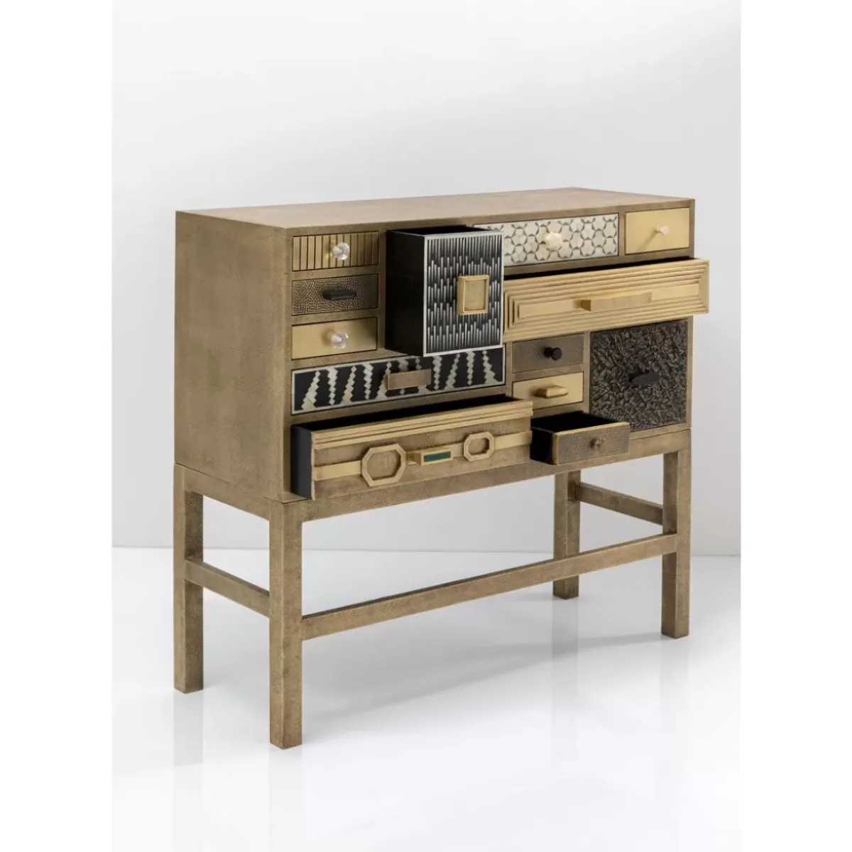 KARE Design Hochkommode Chalet Gold 13 Schube- Kommoden & Sideboards