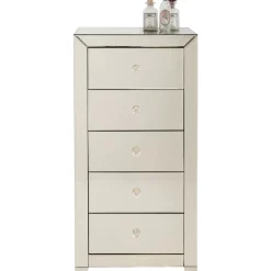 KARE Design Hochkommode Luxury Champagne 5 Schube- Kommoden & Sideboards