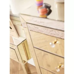 KARE Design Hochkommode Luxury Champagne 5 Schube- Kommoden & Sideboards