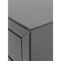 KARE Design Hochkommode Luxury Push 5 Schube Grau- Kommoden & Sideboards