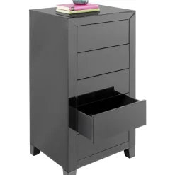 KARE Design Hochkommode Luxury Push 5 Schube Grau- Kommoden & Sideboards