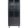 KARE Design Hochschrank La Gomera 2 Turen 3 Schube- Regale