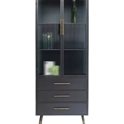 KARE Design Hochschrank La Gomera 2 Turen 3 Schube- Regale