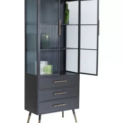 KARE Design Hochschrank La Gomera 2 Turen 3 Schube- Regale