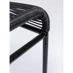 KARE Design Hocker Acapulco Schwarz- Outdoormöbel