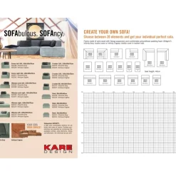 KARE Design Infinity Ecke 100 Elements Grau Links- Sofas & Couches