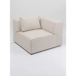 KARE Design Infinity Ecke 100Cm Elements Creme Rechts- Sofas & Couches