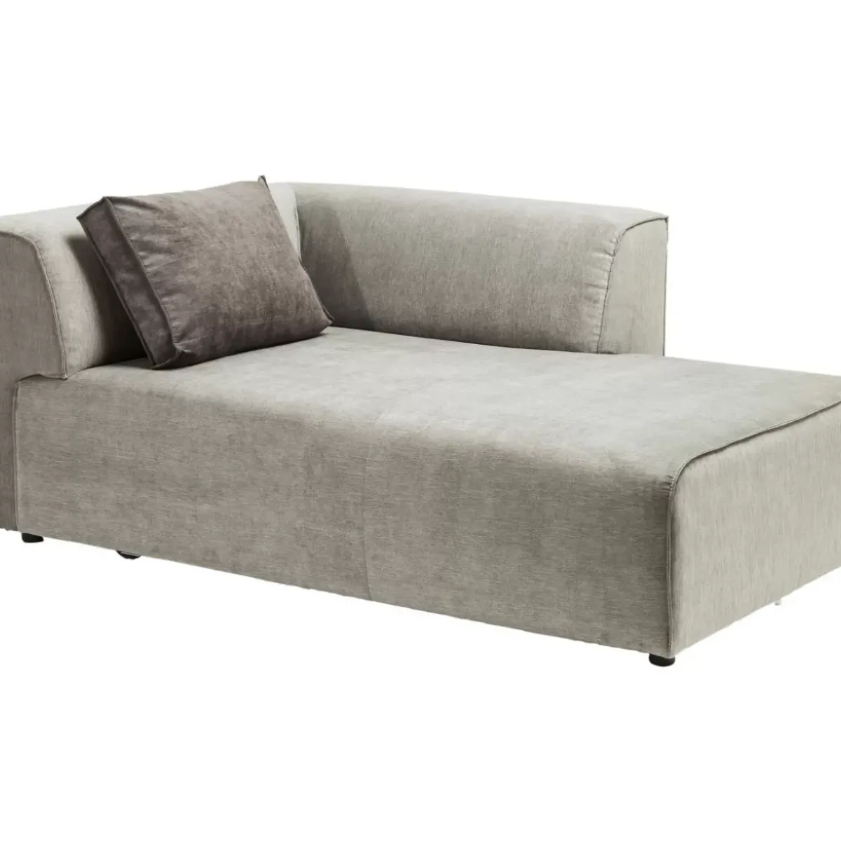 KARE Design Infinity Ottomane Elements Grau Rechts- Sofas & Couches