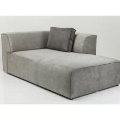 KARE Design Infinity Ottomane Elements Grau Rechts- Sofas & Couches
