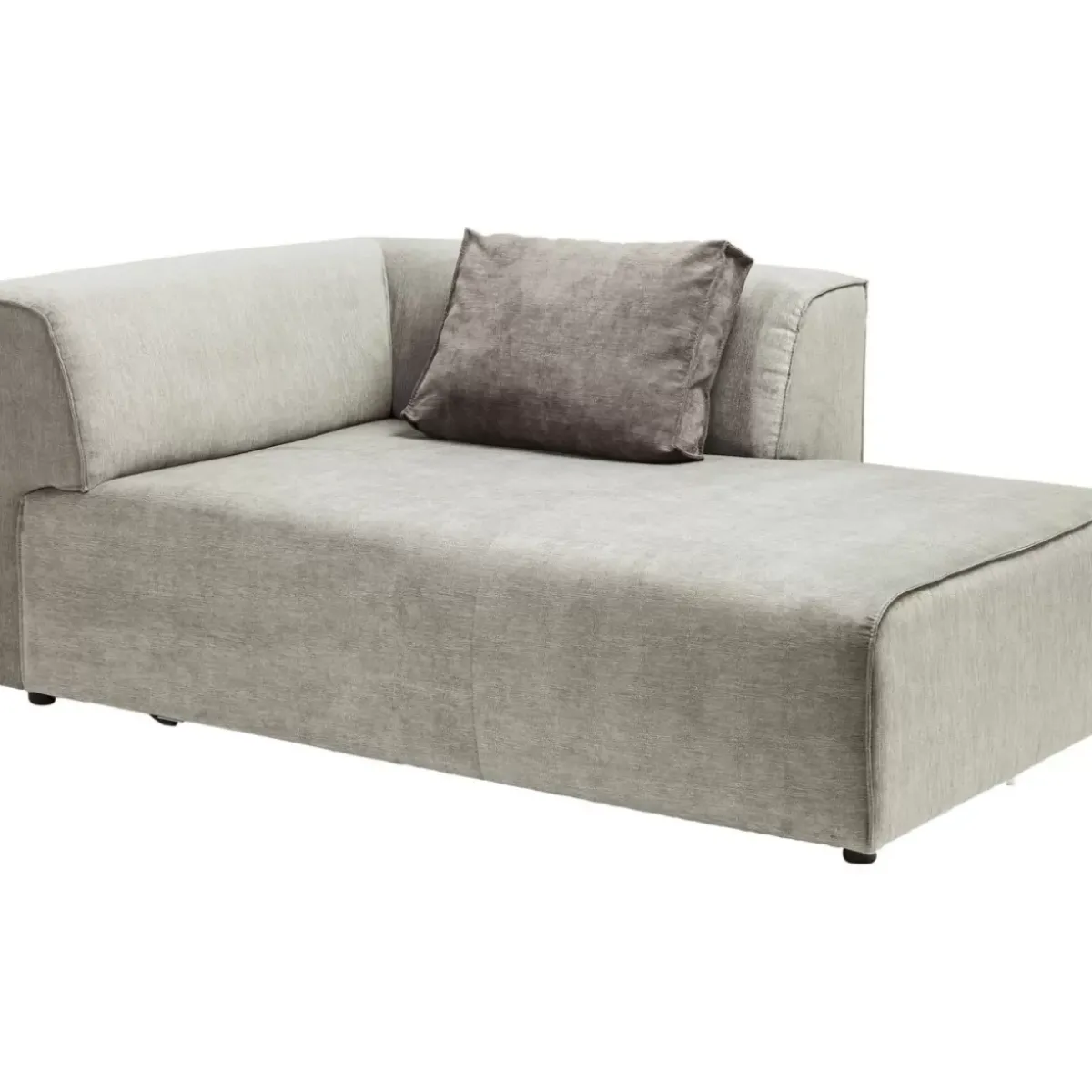 KARE Design Infinity Ottomane Elements Grau Rechts- Sofas & Couches