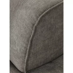 KARE Design Infinity Ottomane Semi Elements Grau Links- Sofas & Couches