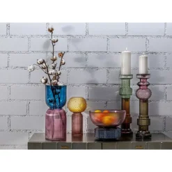 KARE Design Kerzenständer Marvelous Duo Grun Braun 49Cm- Kerzenständer & Laternen