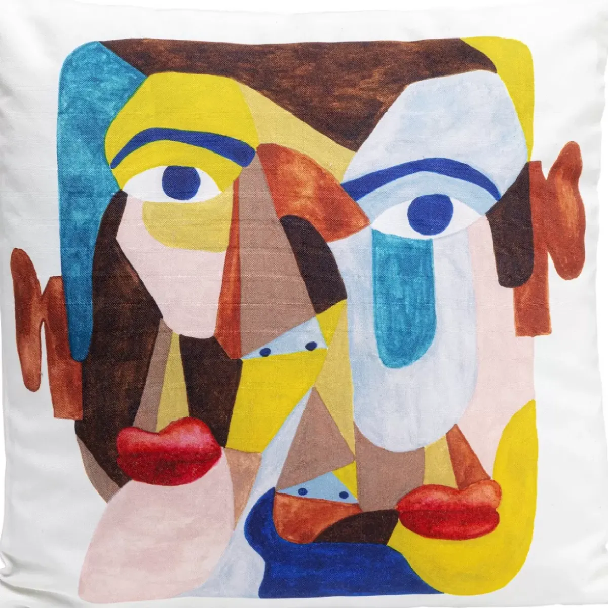 KARE Design Kissen Artistic Face 45X45Cm- Kissen
