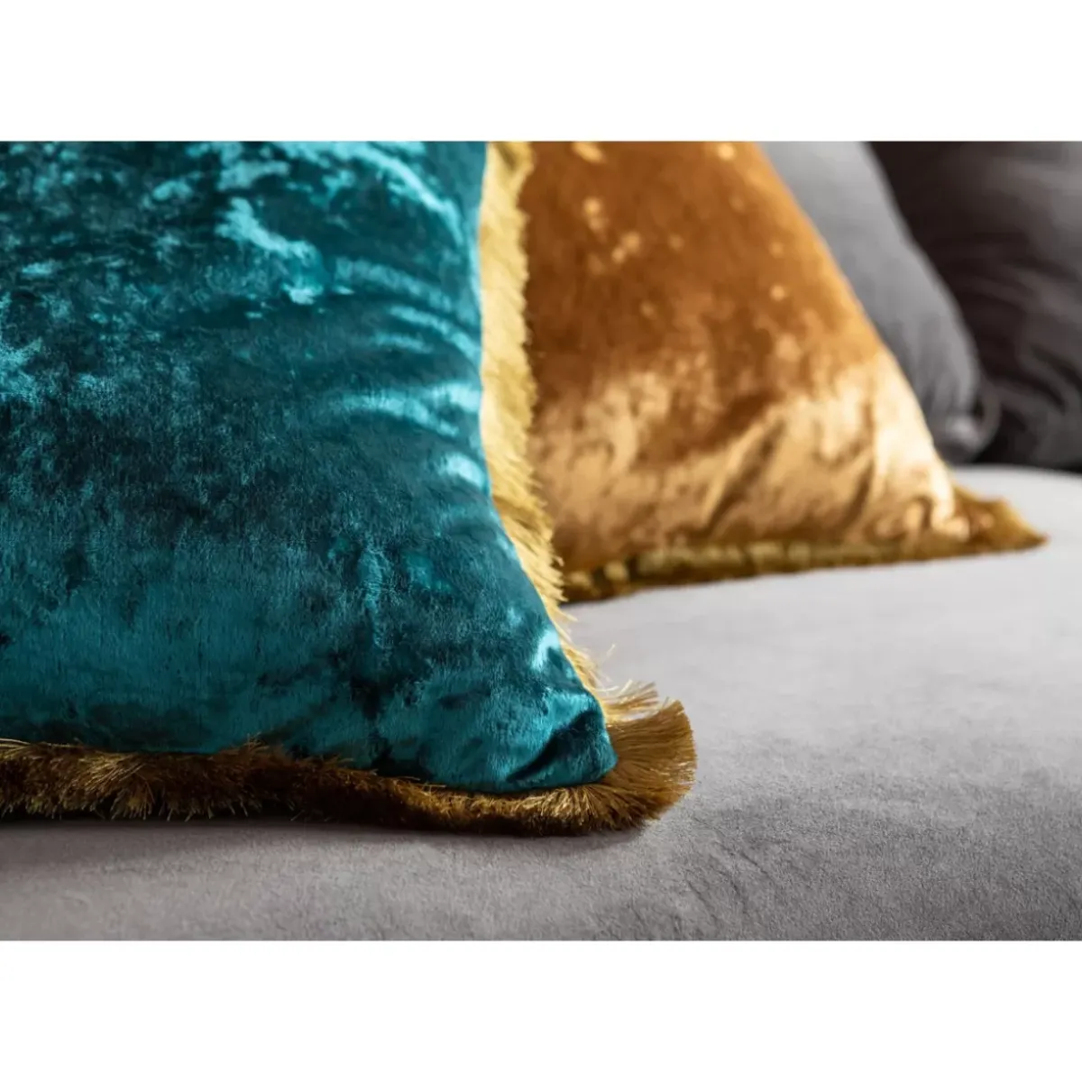 KARE Design Kissen Cannes Petrol 45X45Cm- Kissen