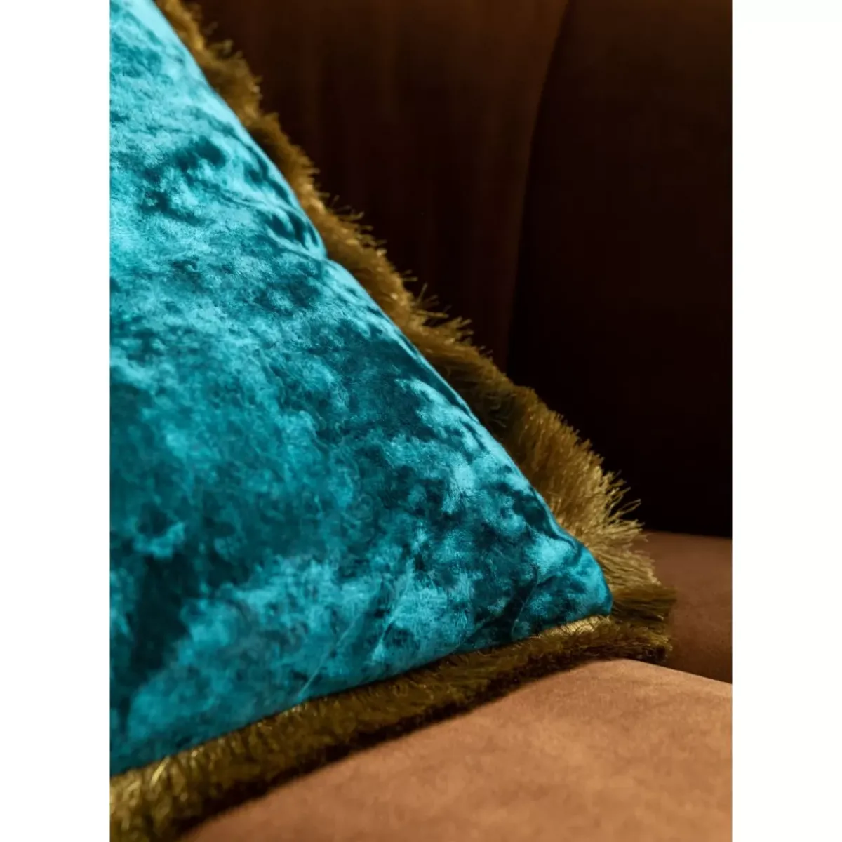 KARE Design Kissen Cannes Petrol 45X45Cm- Kissen