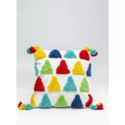 KARE Design Kissen Colourful Triangles 45X45Cm- Kissen