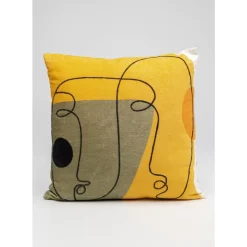 KARE Design Kissen Face Art 50X50Cm- Kissen