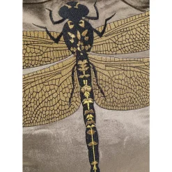KARE Design Kissen Glitter Dragonfly Braun 40X40Cm- Kissen
