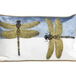 KARE Design Kissen Glitter Dragonfly Weis 50X30Cm- Kissen