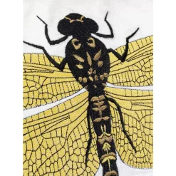 KARE Design Kissen Glitter Dragonfly Weis 40X40Cm- Kissen