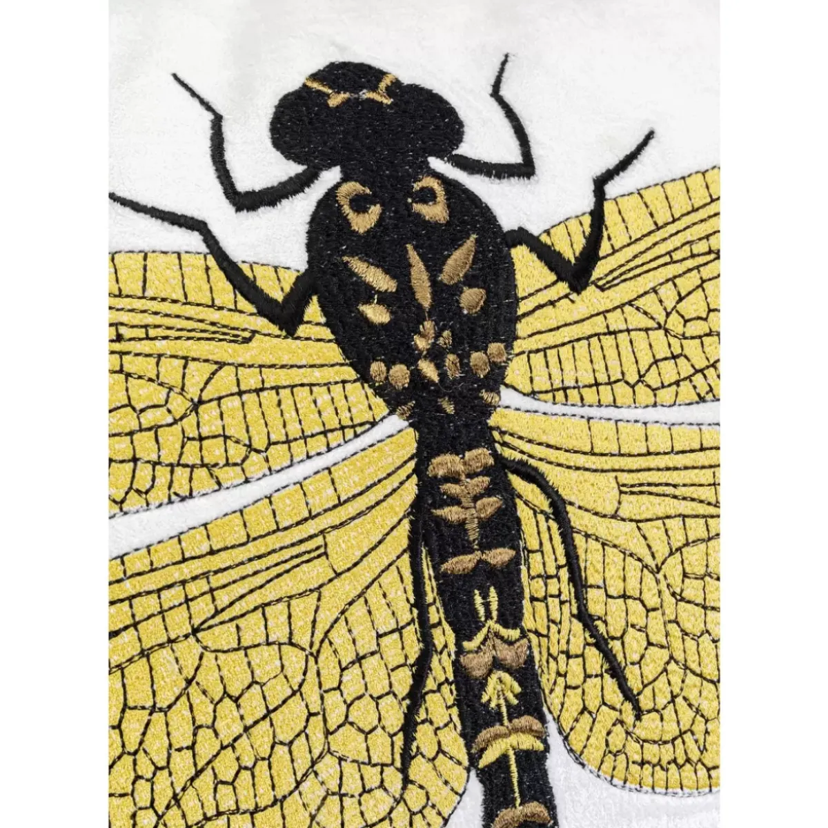 KARE Design Kissen Glitter Dragonfly Weis 40X40Cm- Kissen